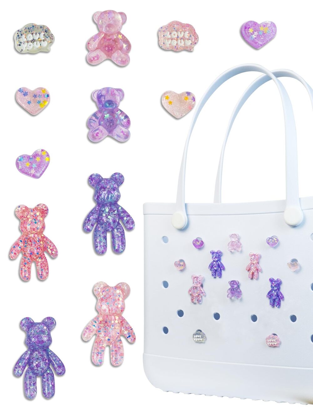 9336 Bear Bag Charms Bogg Bag Accessories, Decoration Accessories